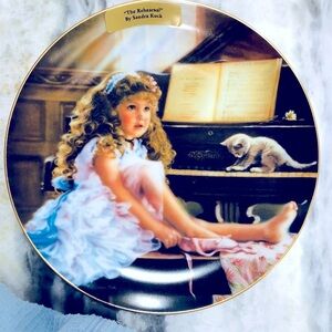 Sandra Kuck Collectors Plate “The Rehearsal” Ballet Piano Vintage 1988